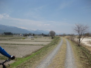 どこまでも行けそう。