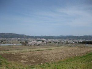 やまめの学校の校舎から見える景色