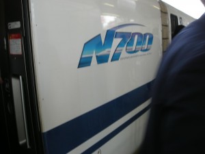 新幹線はN７００系で快適でした！