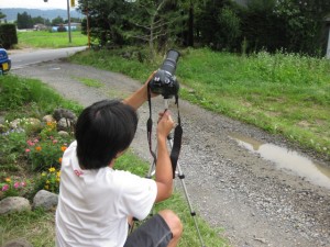 カメラセッティング中・・