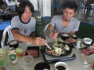 夏のフェリー限定！船上のジンギスカン