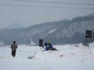 雪はたくさんありました。